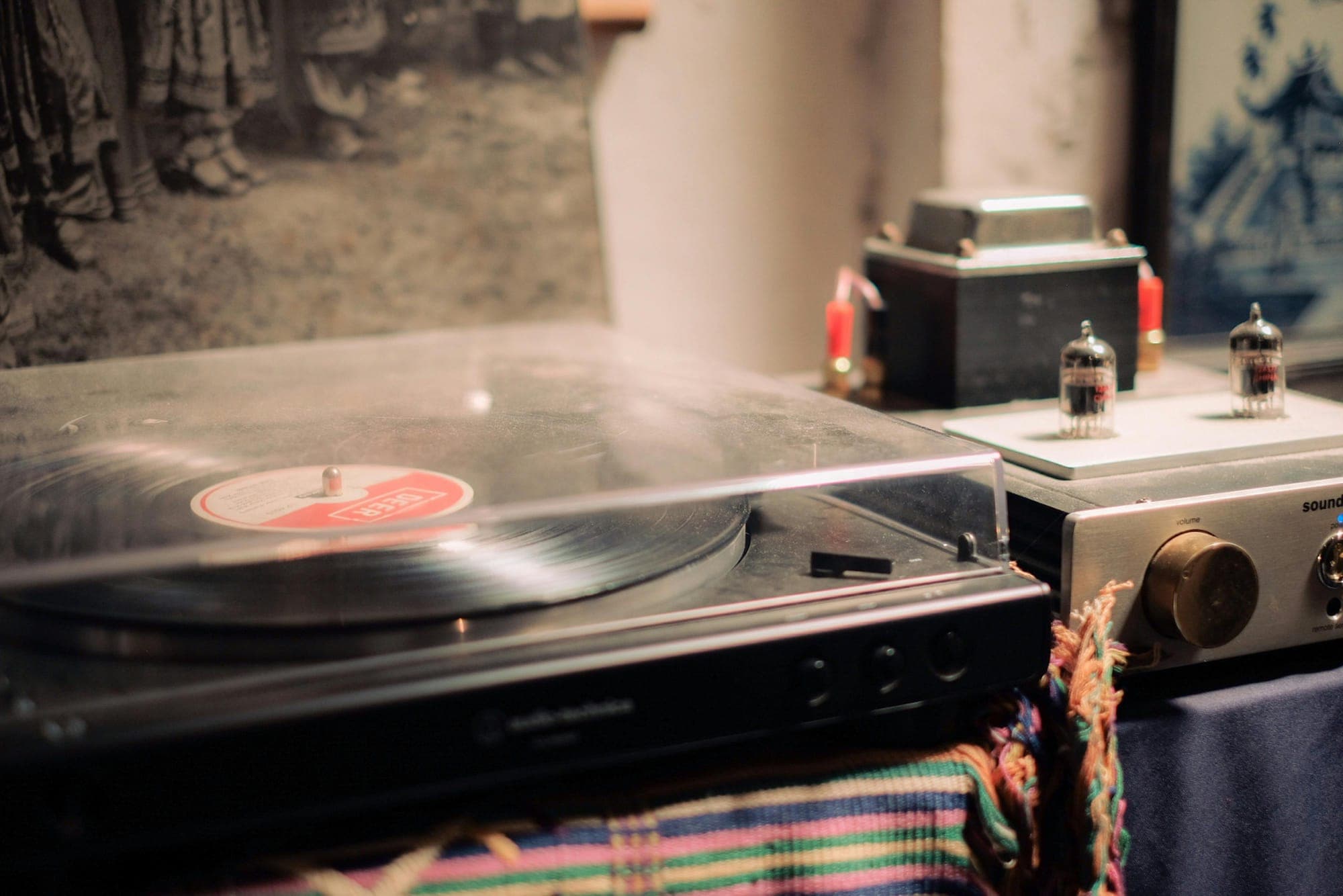 Vinyl dusted